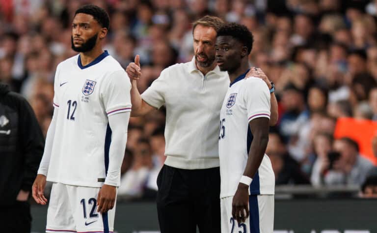 Englannin valmentaja Gareth Southgate valitteli rasitusta – ”Olen ylpeä pelaajistani”