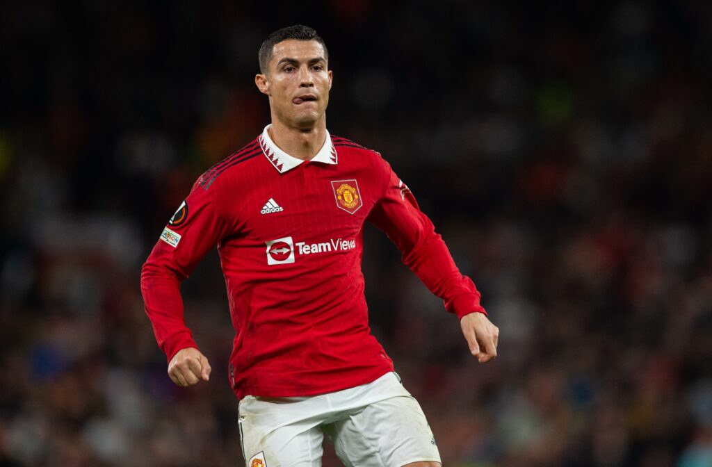 Cristiano Ronaldo Manchester Unitedin paidassa