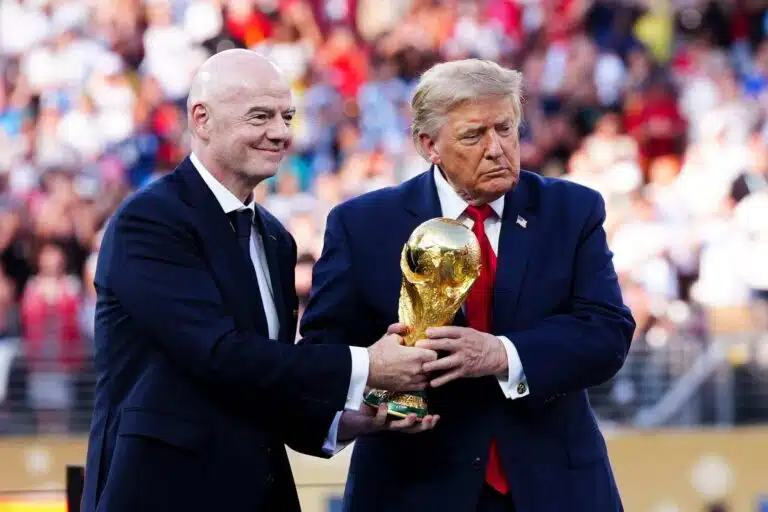 Gianni Infantino ja Donald Trump